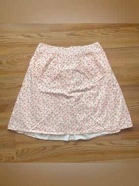 Women’s heart/fruit pattern mini skirt with heart shaped pockets